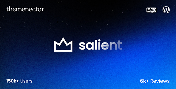 Salient v17.0.4 - 创意多用途和 WooCommerce 主题 适用于一般商业网站、企业网站、跨境电商独立站商城模板时尚电子产品、数码产品、时装店、家具店、装饰品、手表、化妆品、运动鞋子、家居产品行业购物网站WordPress模板